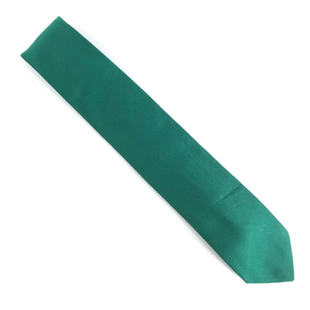 Anderson Little Men Necktie Solid Color Green Size 54x3 - NWOT